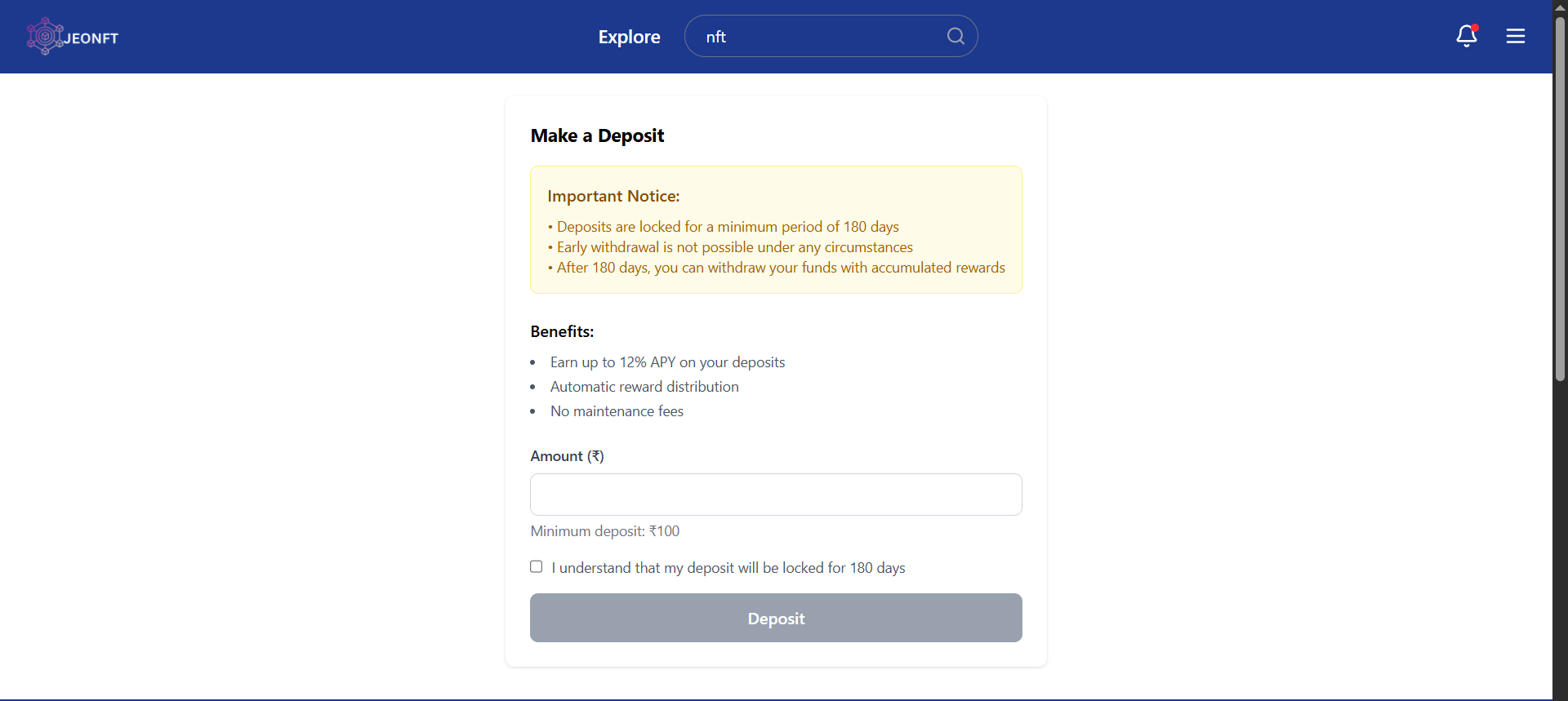 JEONFT user platform image 10
